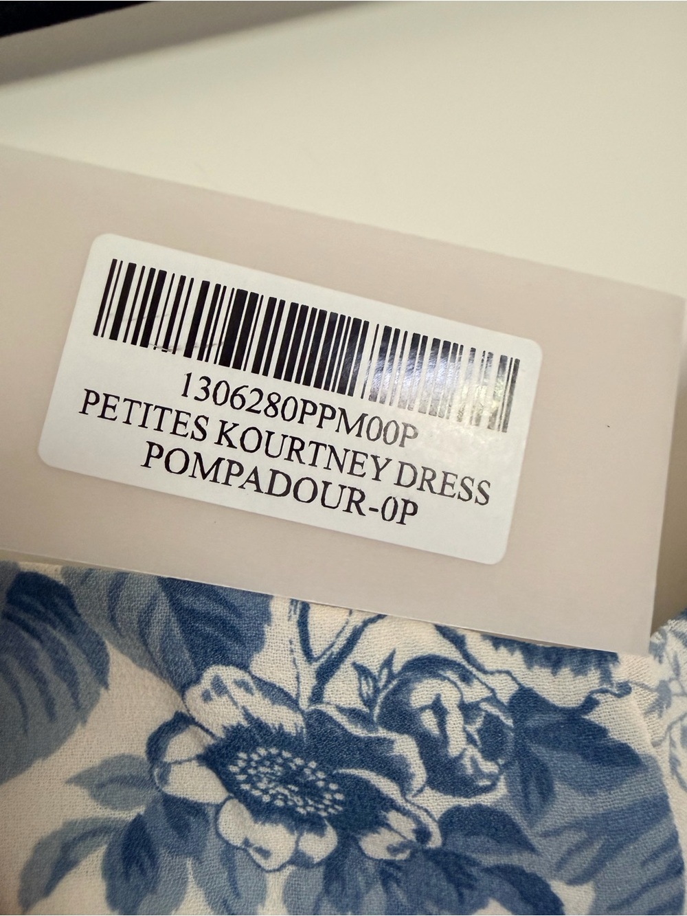 Reformation Petites Kourtney Midi Dress Size 0P, Floral Light Blue Ivory, NWT - Picture 6 of 15
